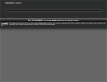 Tablet Screenshot of motod.com